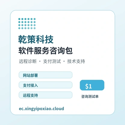 Qiance software service consultation package